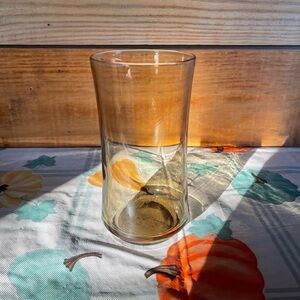 LIBBEY Bolero Tawny Brown Tumbler Glasses 10 oz 5.0”